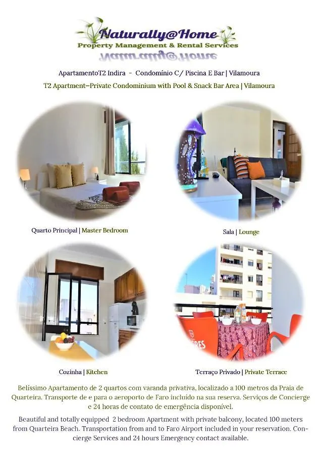 Apartment T2 Ashram - 100 Meters Quarteira Beach